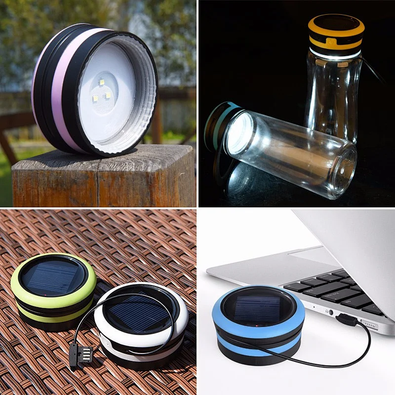 solar water bottle light