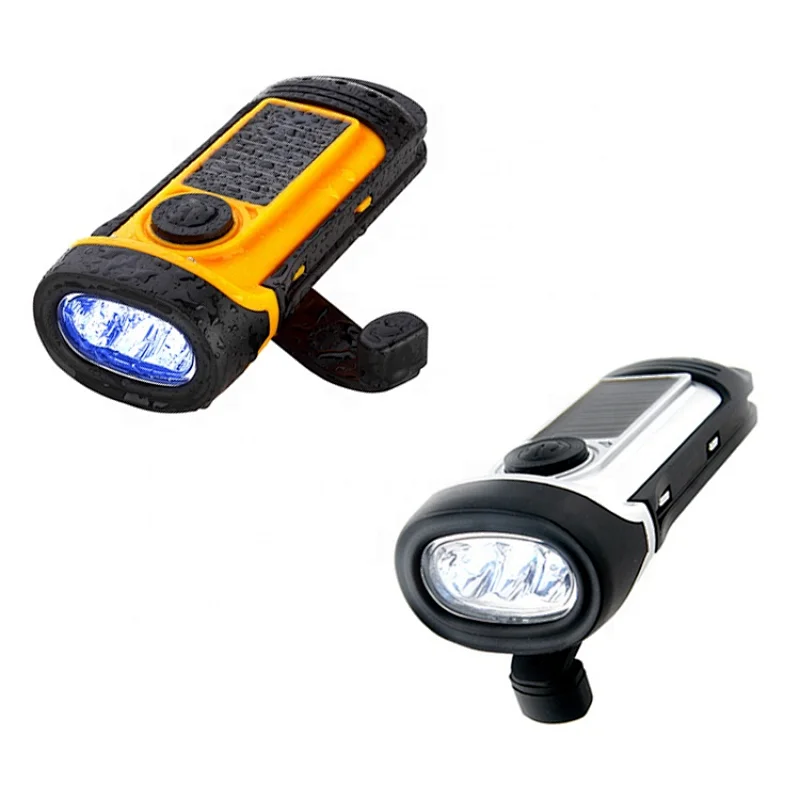 hand charge flashlight