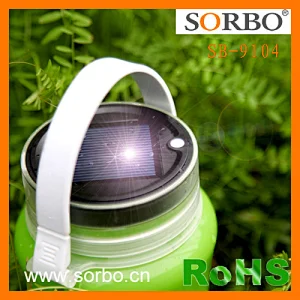 solar charging camping light