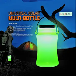 solar charging camping light
