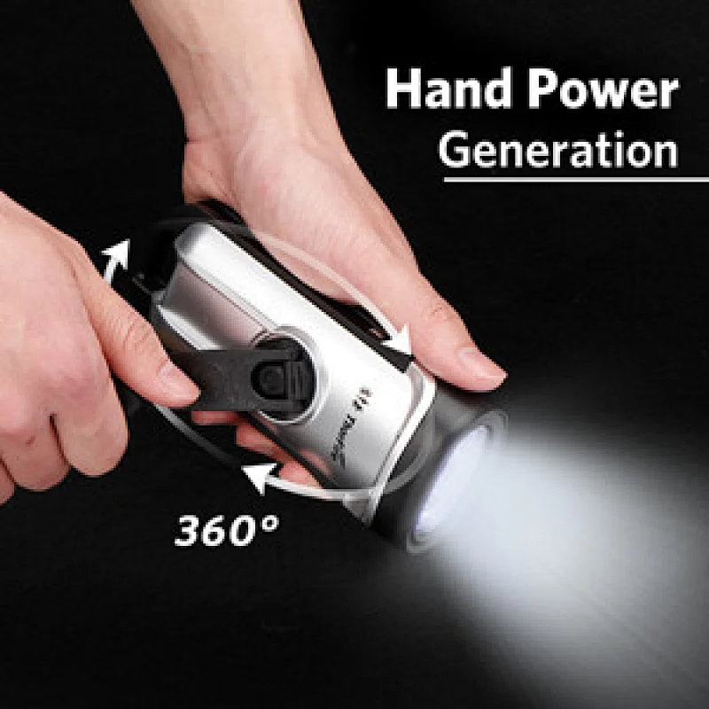 hand charge flashlight
