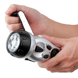 emergency radio and flashlight