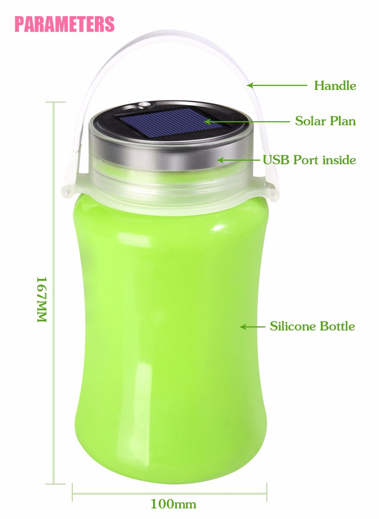 solar charging camping light