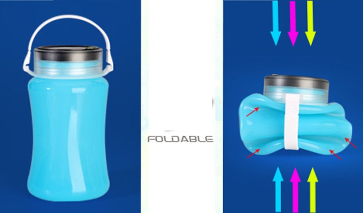 outdoor collapsible solar light