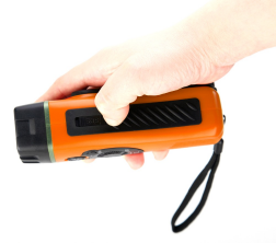 portable radio flashlight