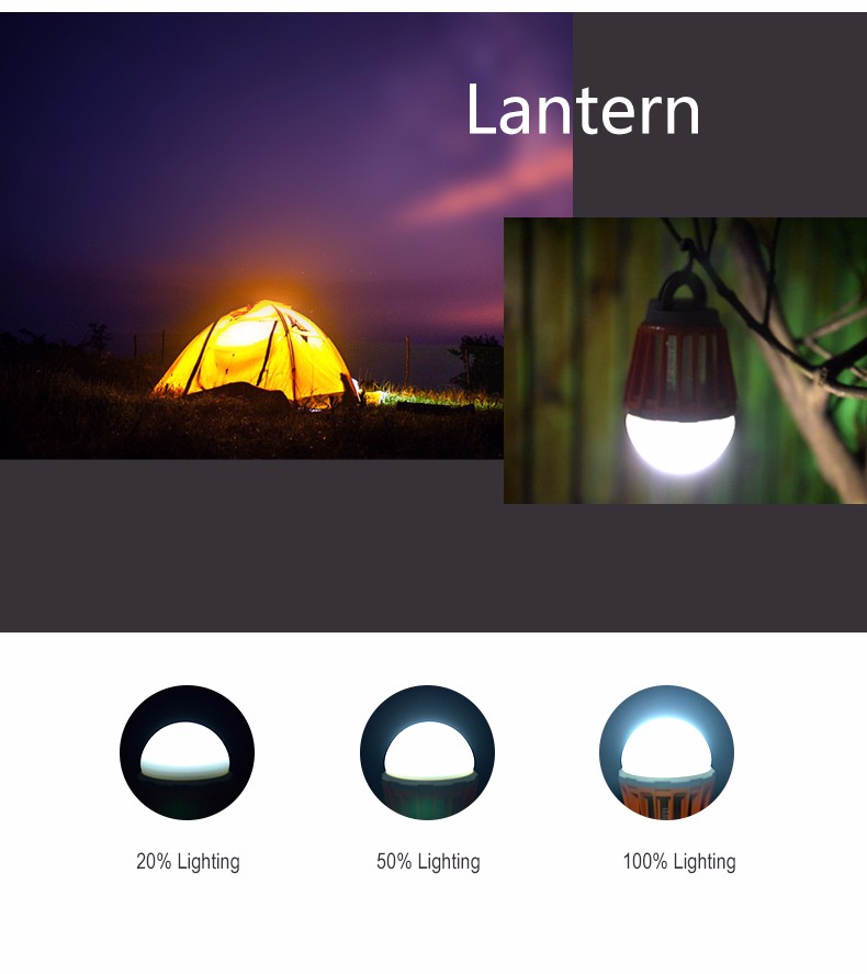 portable bug zapper light