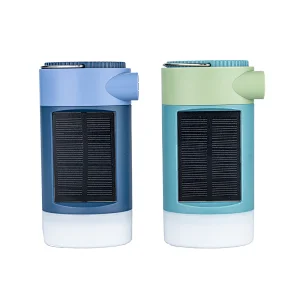 4-in 1 New Genetation Waterproof Solar USB Rechargebale Air Pump for Beach Ball,Air Mattresses, Kayaks with 4000 mAh Power Bank