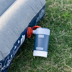 4-in 1 New Genetation Waterproof Solar USB Rechargebale Air Pump for Beach Ball,Air Mattresses, Kayaks with 4000 mAh Power Bank