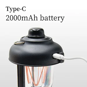 2023 New  Rechargeable Waterproof Camping Candle Light