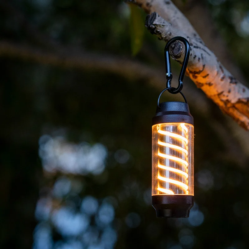 New  Waterproof Portable Edison Light Stick Plastic  with Type C Rechargeable
