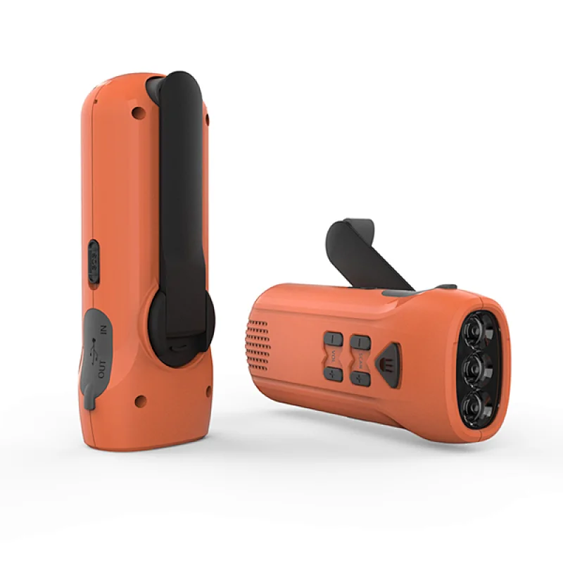 Hand Crank Emergency Radio Charger Flashlight
