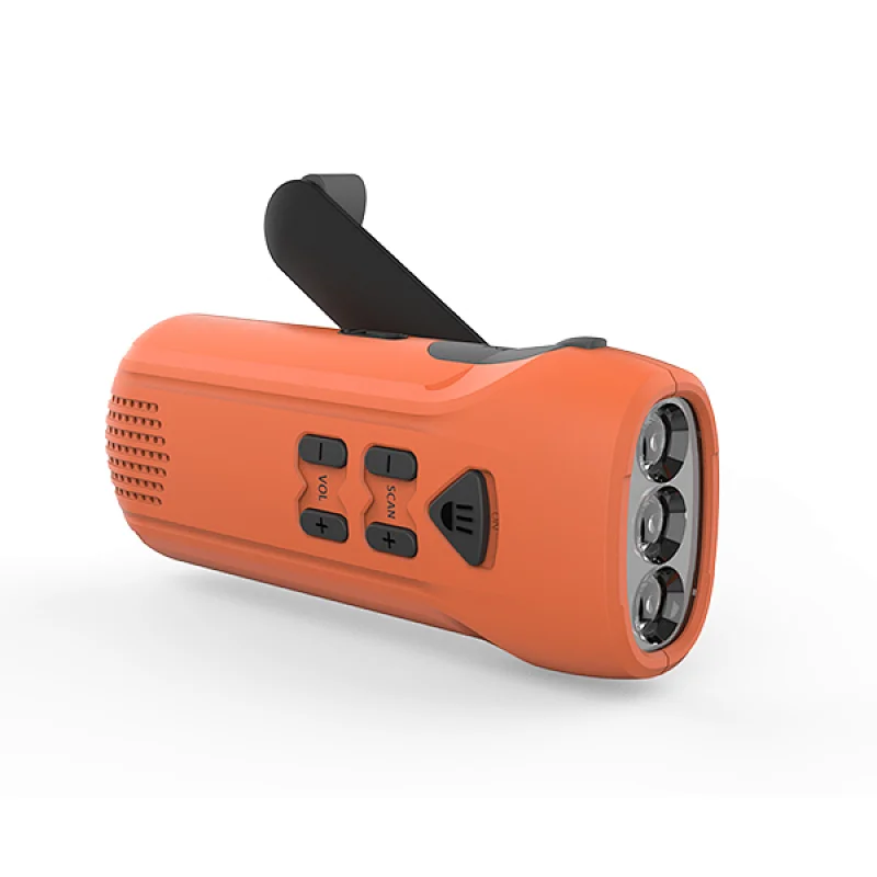Hand Crank Emergency Radio Charger Flashlight