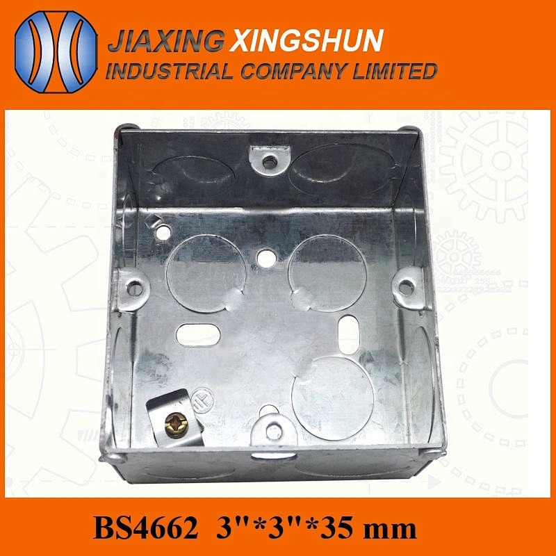 Galvanized Steel decorative junction box/outlet box from China