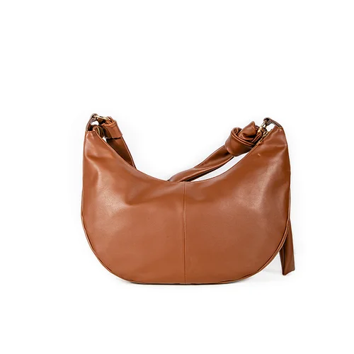 leather crescent bag