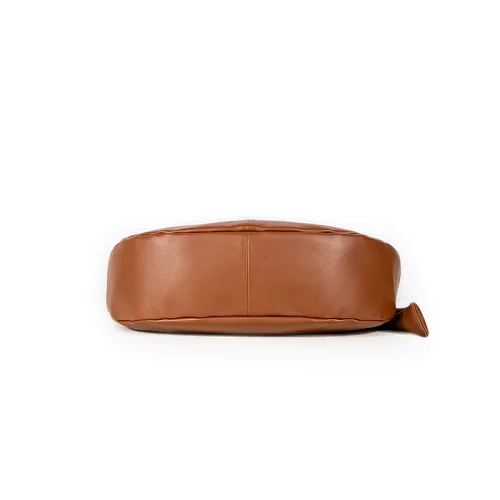 leather crescent bag