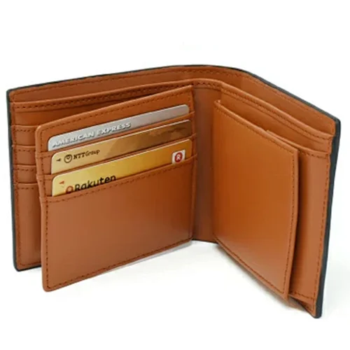 men's wallet with coin pocket