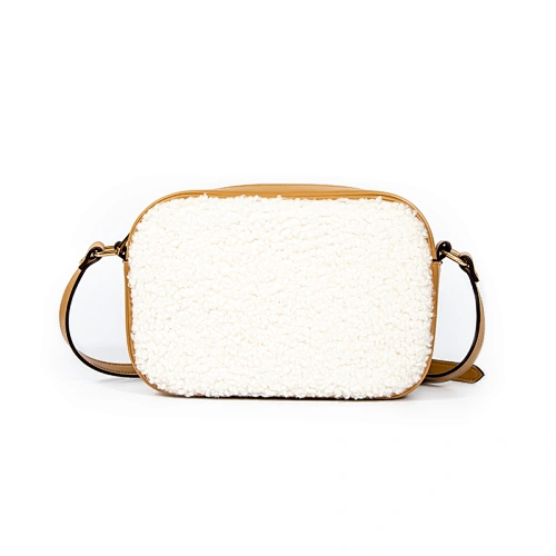 Comfortable Soft Sherpa PU Leather Women Shoulder Bag