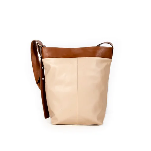 PVC leather bucket bag