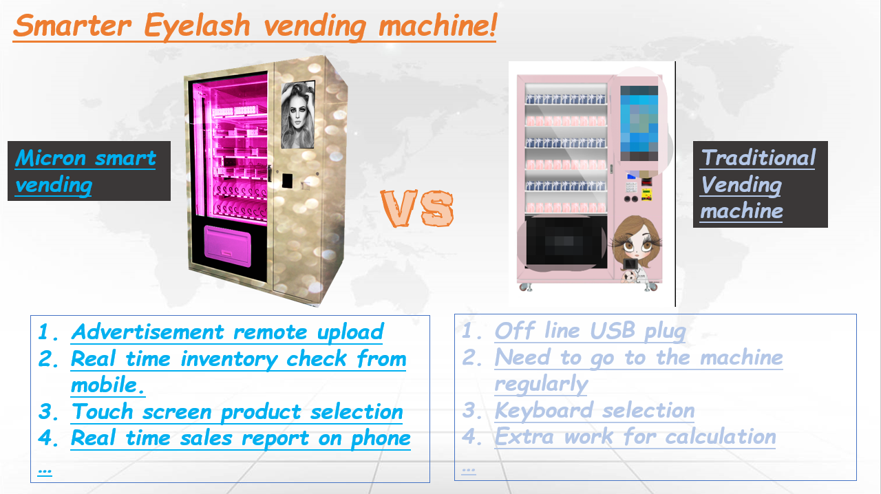 cosmetics smart touch screen vending machine beauty vending vending machine with advertising screen