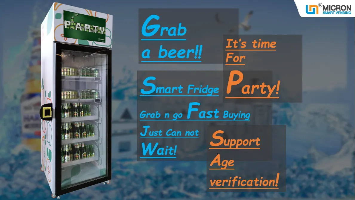 beer smart fridge vending machine