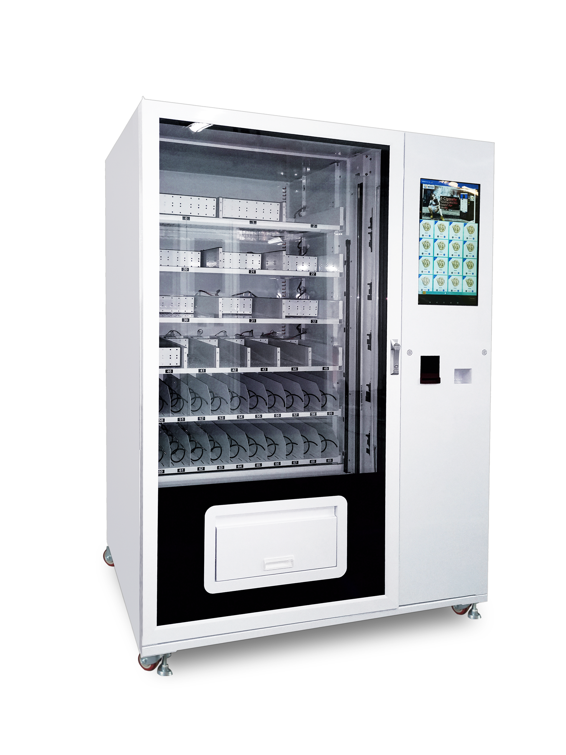drink snack vending machines in Malaysia with E-wallet snack drink vending machine touch screen