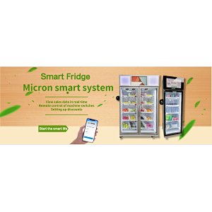 smart fridge vending machine with micron smart system