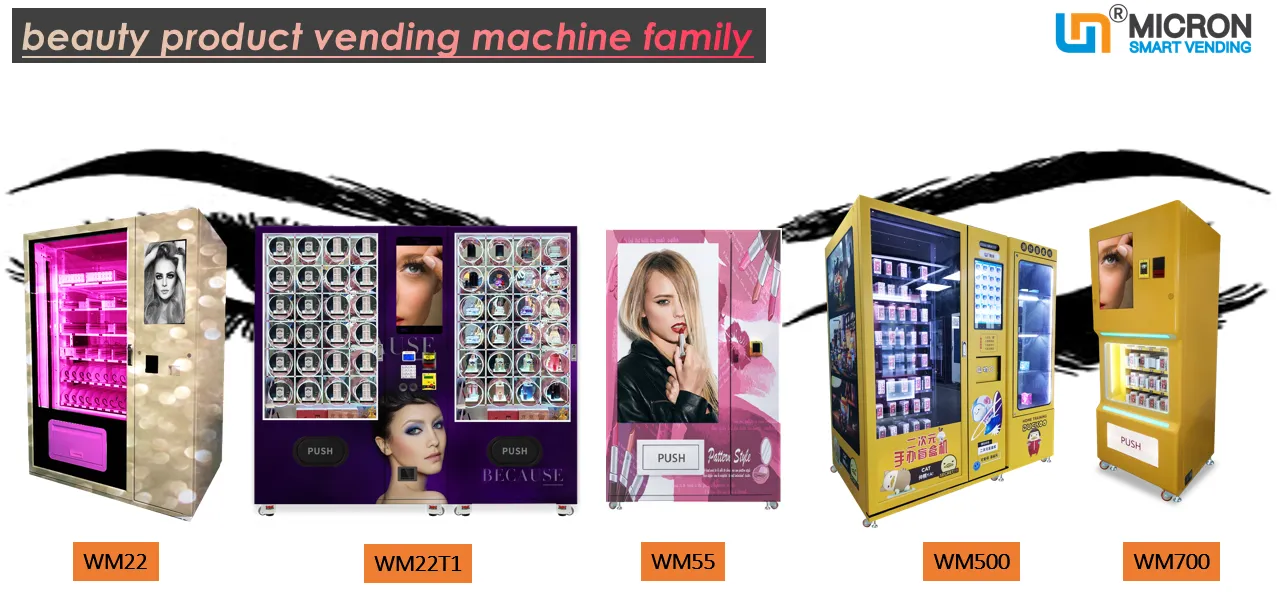 cosmetics smart touch screen vending machine