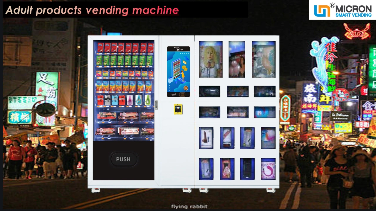 adult sex toys product vending machine touch screen