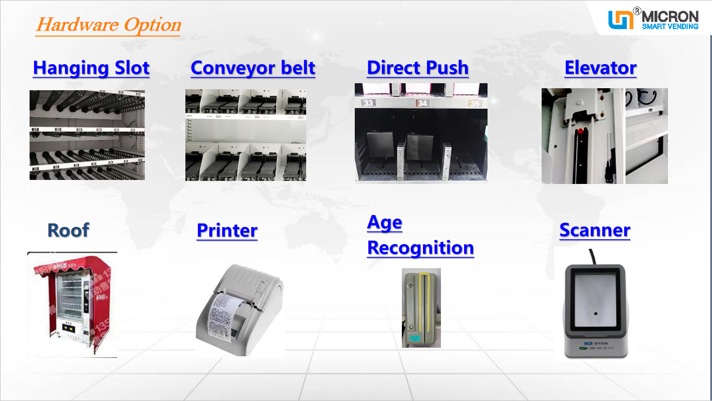 snack combo vending machine card reader