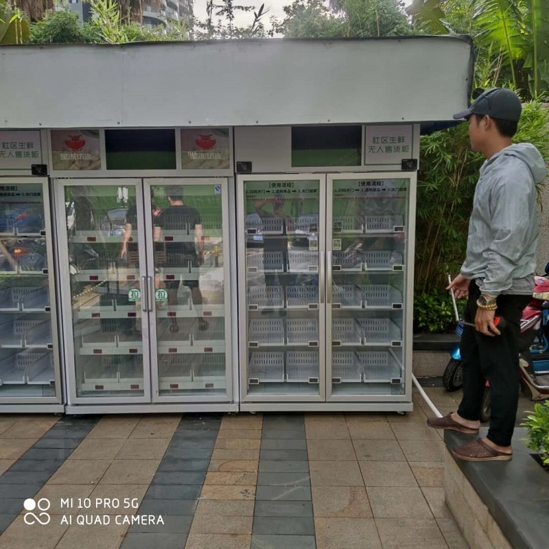 fruit vegetable smart fridge vending machine