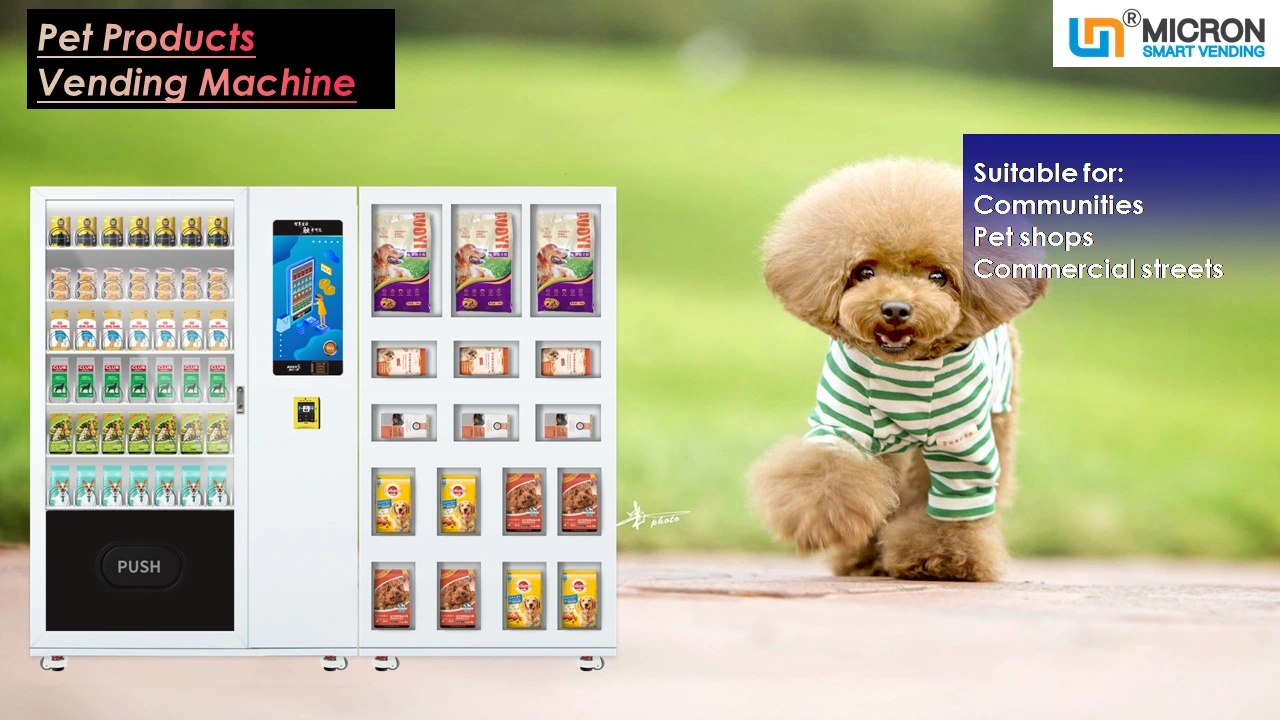 pet products dog cat micron smart vending machine