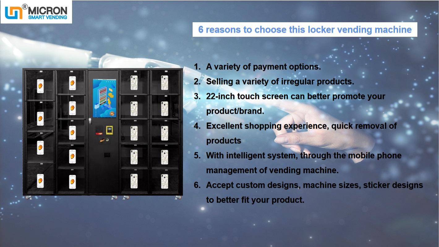 shoes touch screen vending machine
