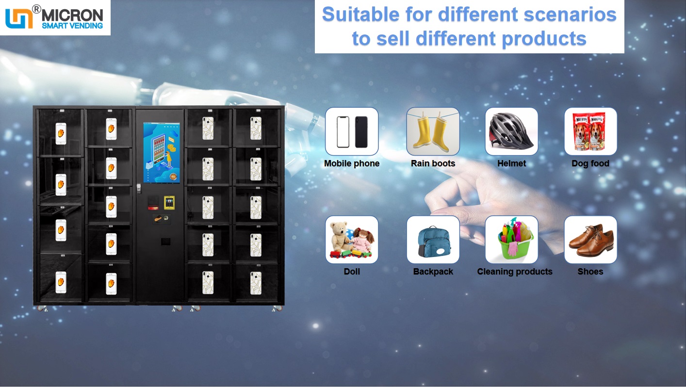 shoes touch screen vending machine