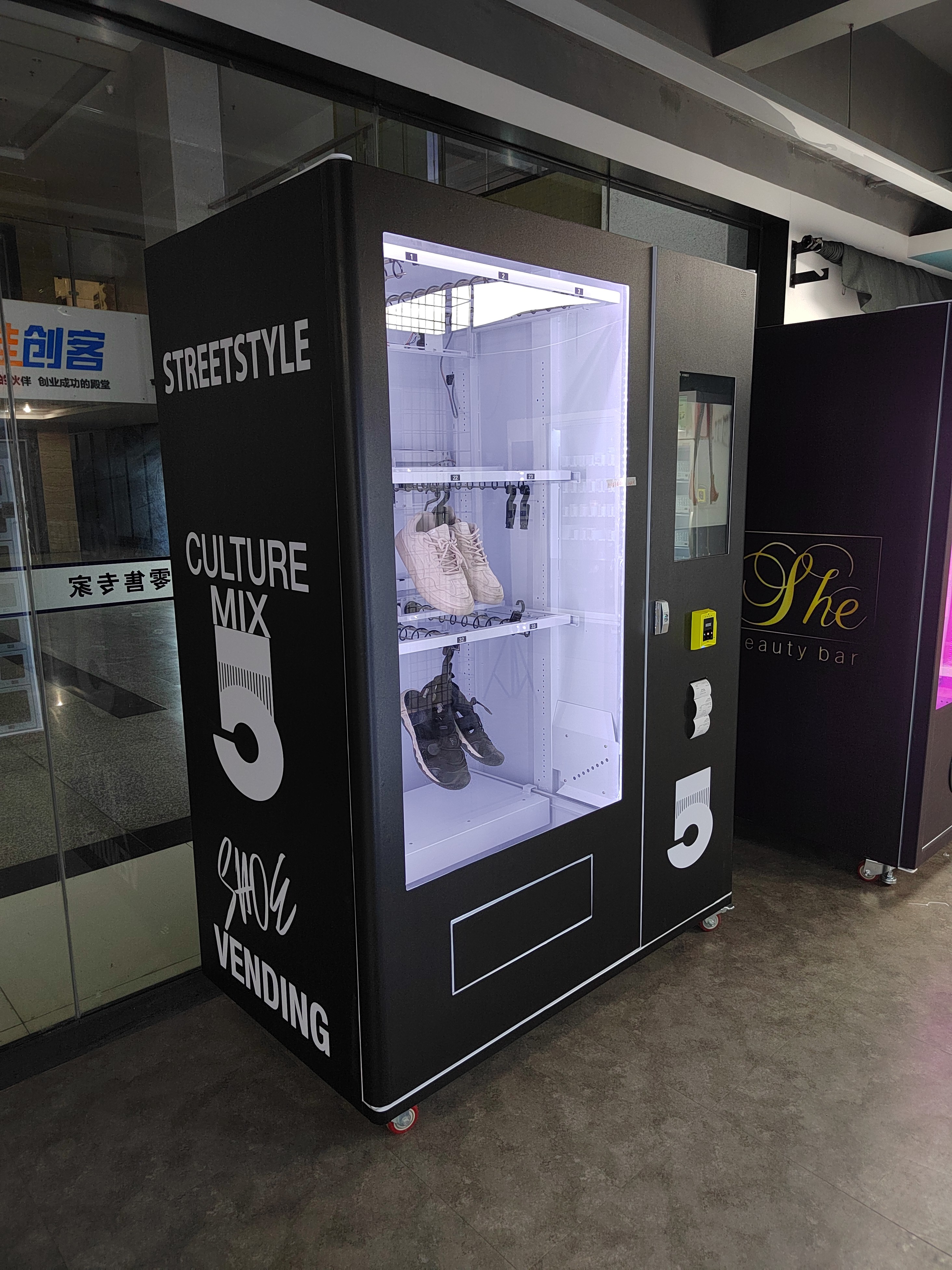 Micron smart shoes vending machines for sale