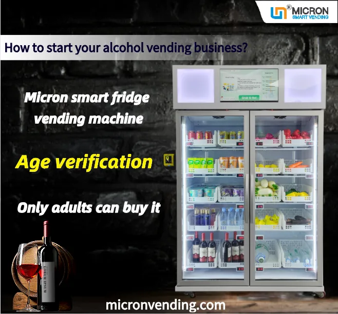 Micron smart wine vending machine