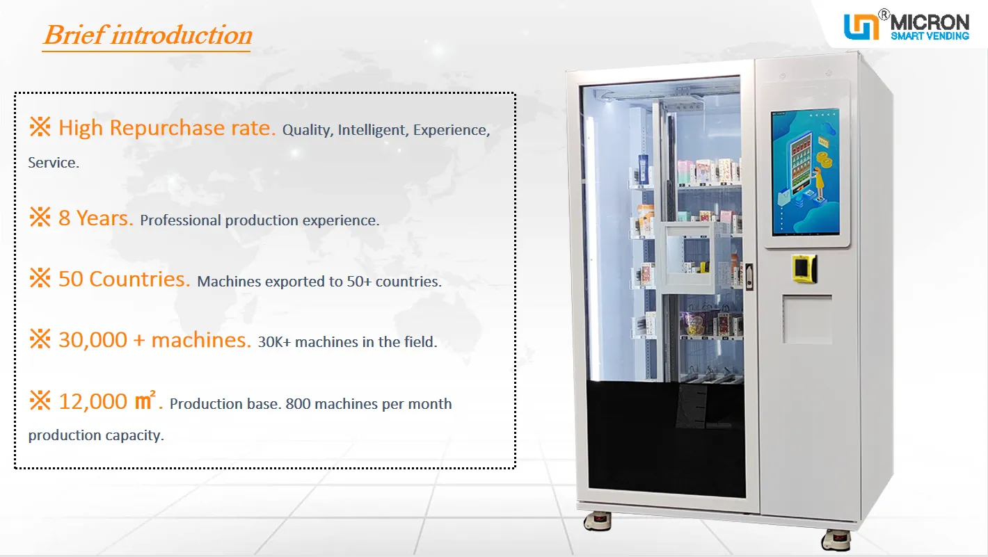 reliable smart vending machine supplier