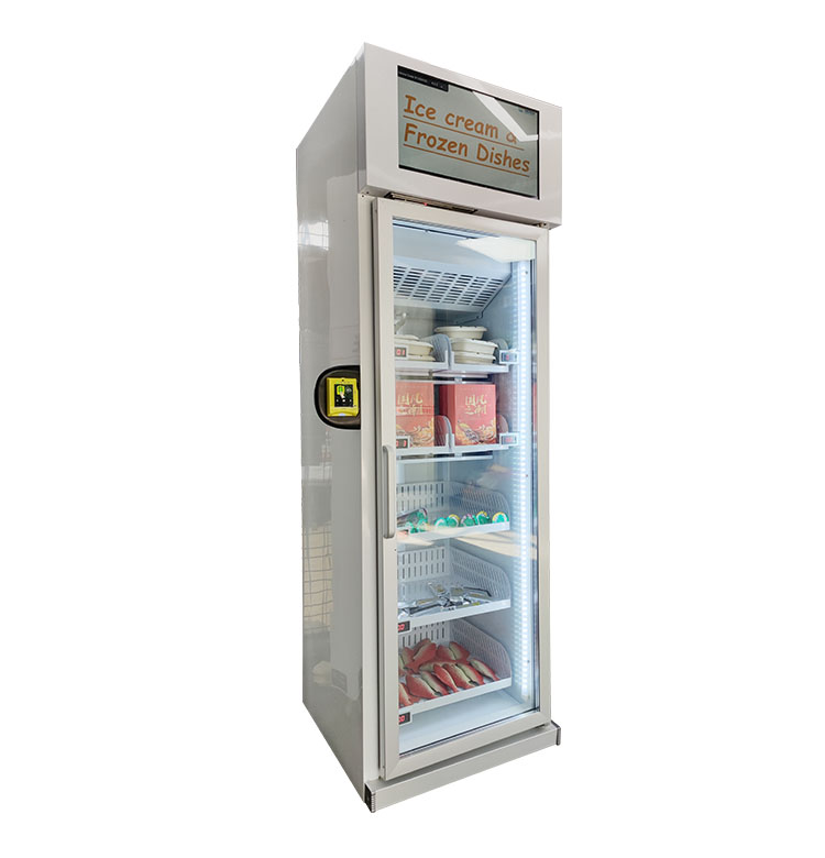 fresh fruit vending machine cooling system touch screen