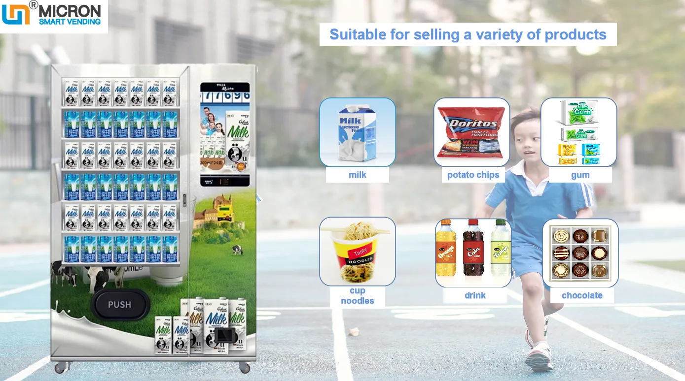 micron smart milk vending machines