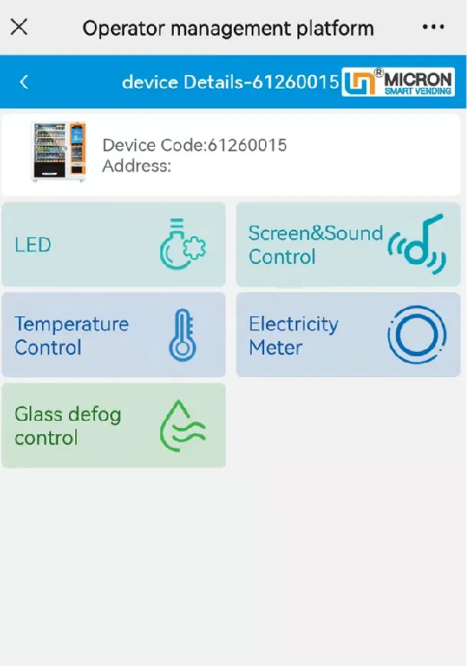 vending machine with micron smart system