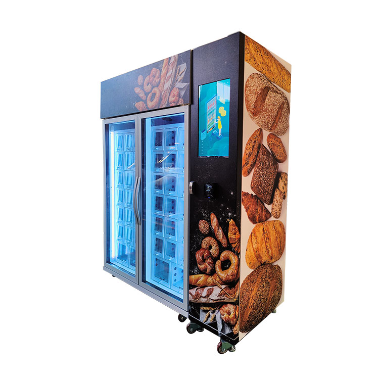 bread cake vending machine cooling locker vending machine