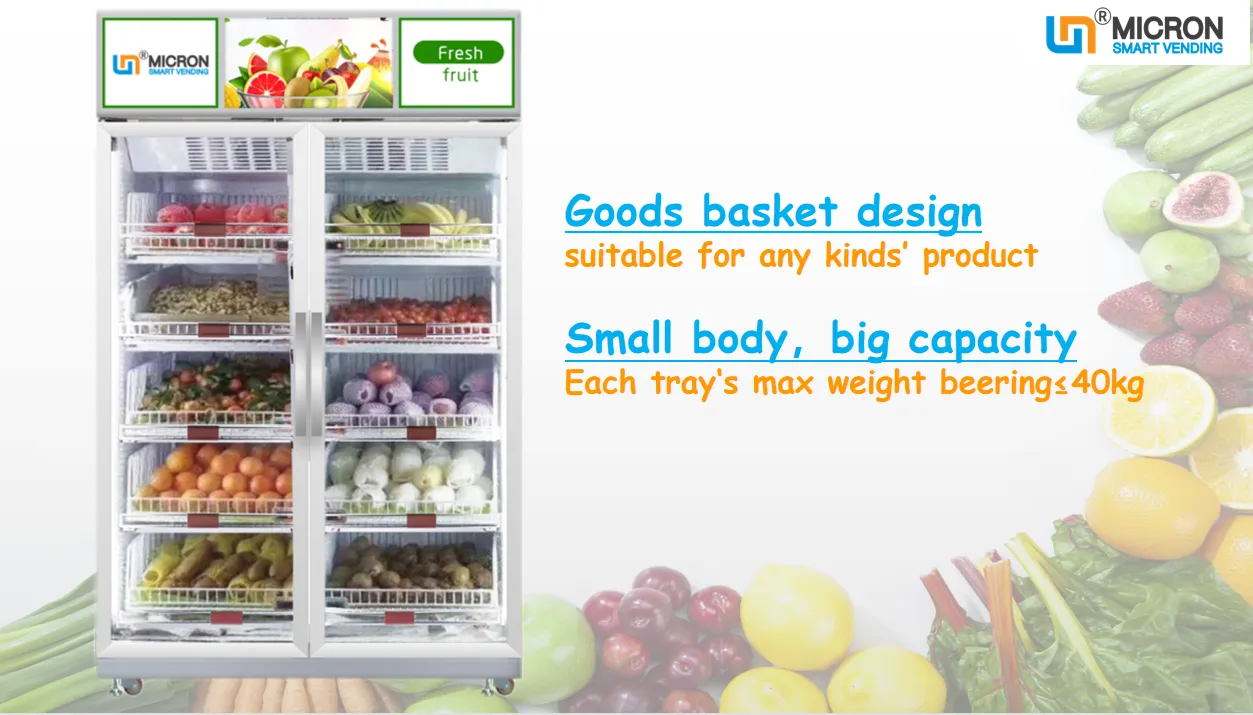 Vegetable vending machine smart fridge for sale fresh farm produce