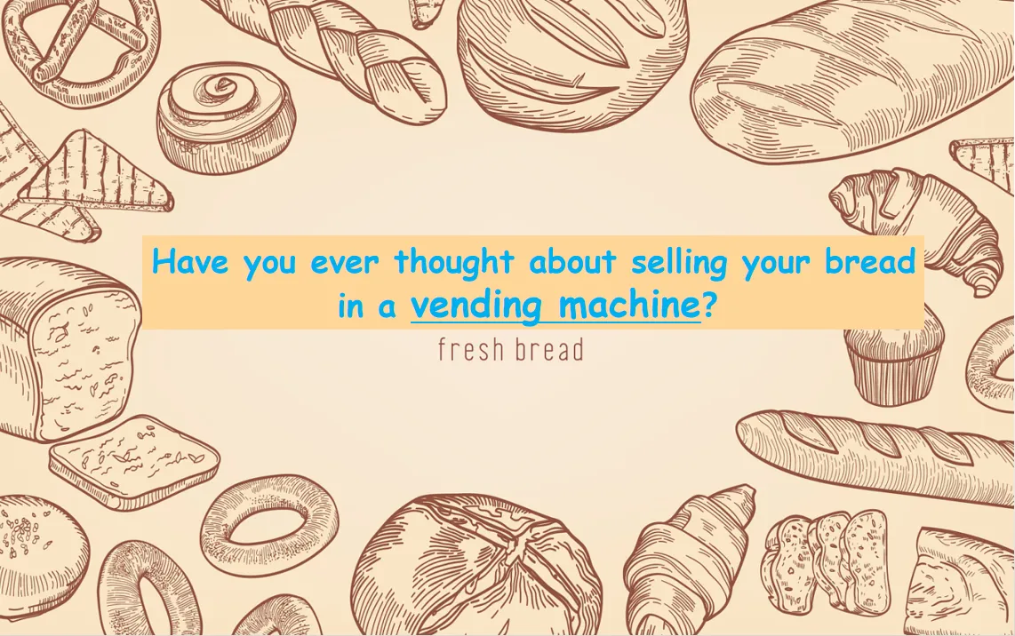 bread cake vending machine cooling locker vending machine