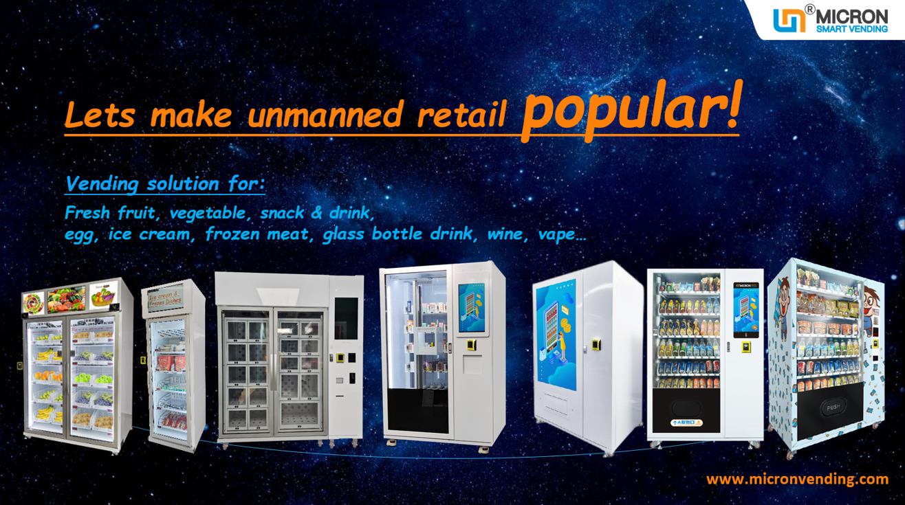 Micon smart vending machine china smart fridge