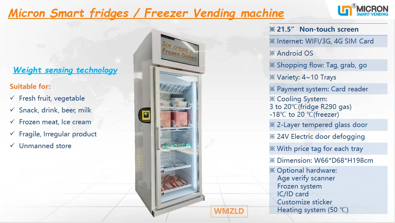 Gravity sense vending machine screen card reader