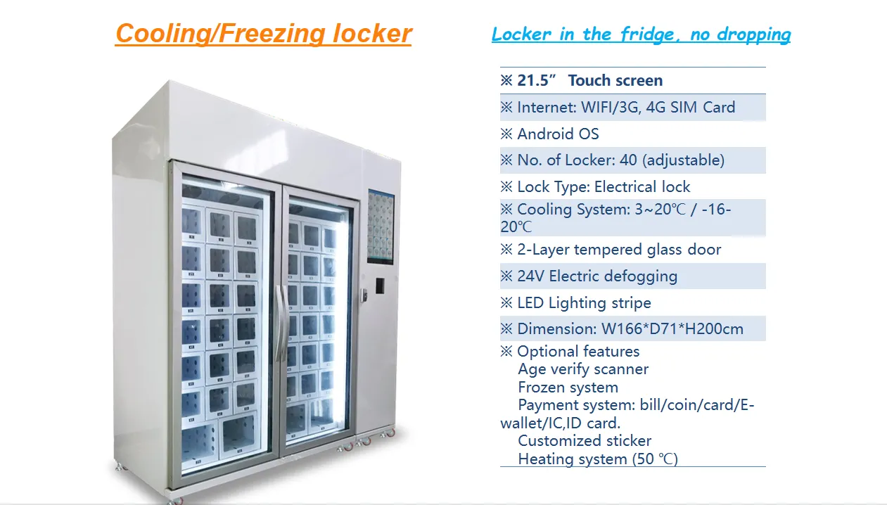 cooling locker vending machine,unmanned retail store,vegetable vending machine, egg vending machine