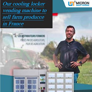 Cooling locker farm product in France