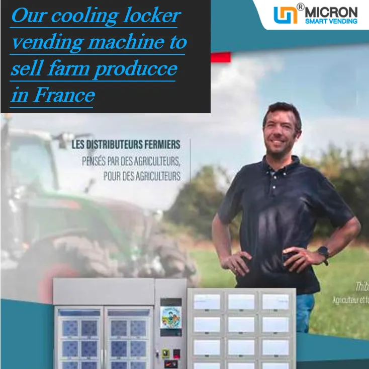 Cooling locker farm product in France