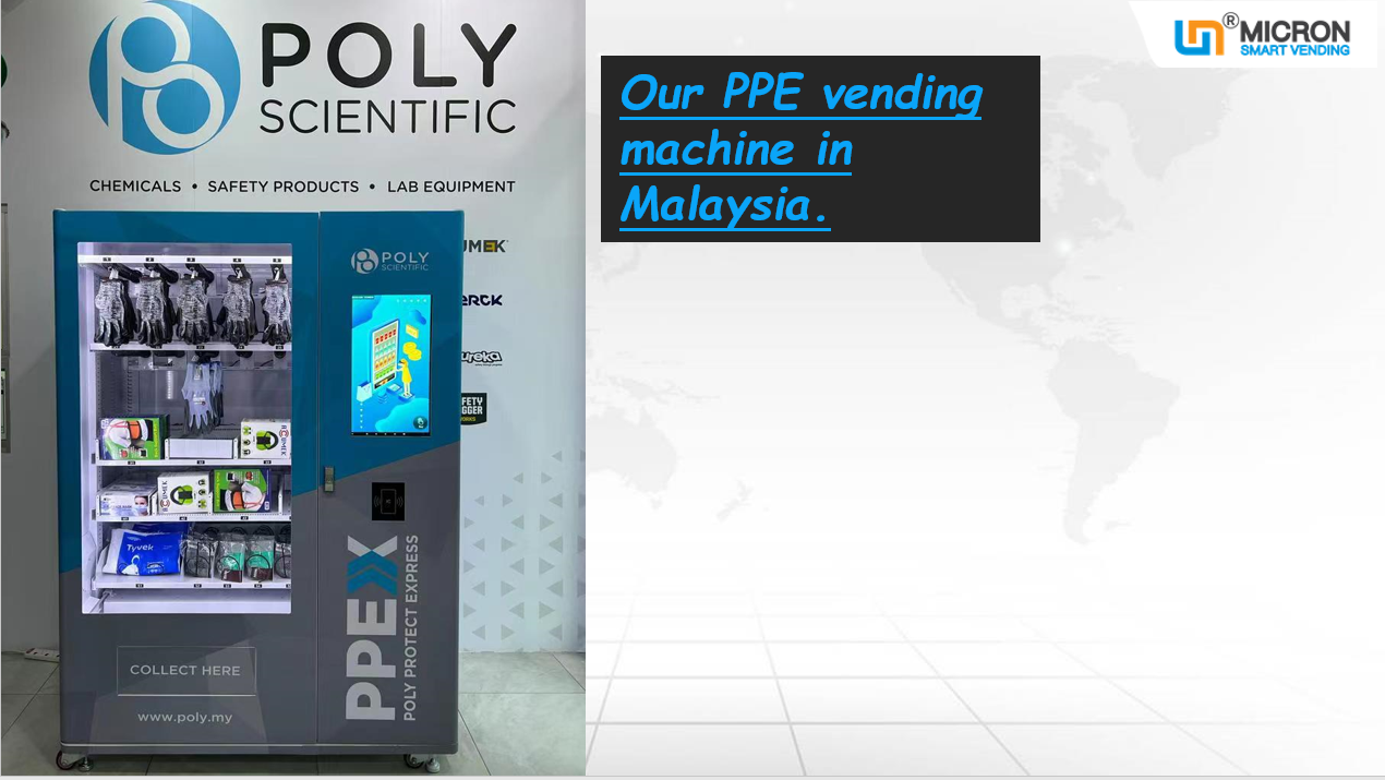 PPE vending machine in Malaysia