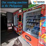 Snack and drink vending machine with touch screen in Philippines