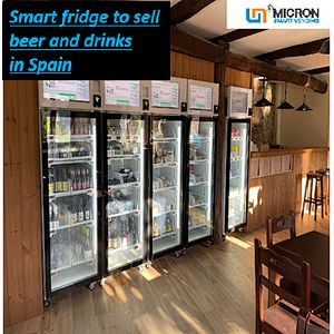 Wine vending machine, beer vending machine, glass bottle drink vending machine, Spain vending machine